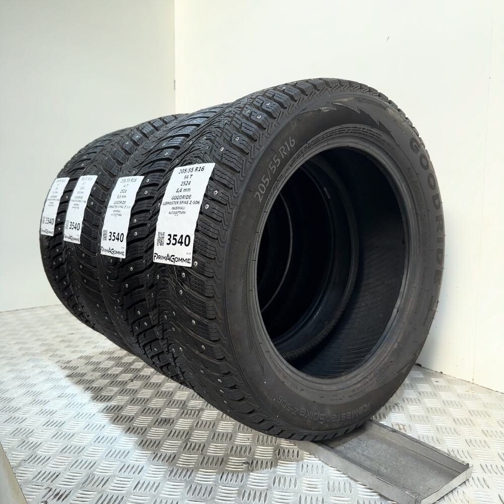 Gomme Usate 205 55 R16 94T XL Goodride Icemaster Spike Z-506 98% Invernali Chiodato - immagine 4