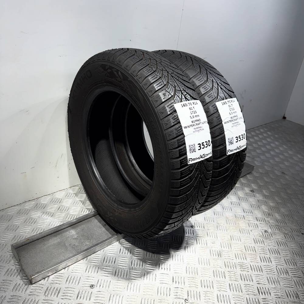 Gomme Usate 165 70 R14 81T Kumho Wintercraft WP52 71% Invernali - immagine 4