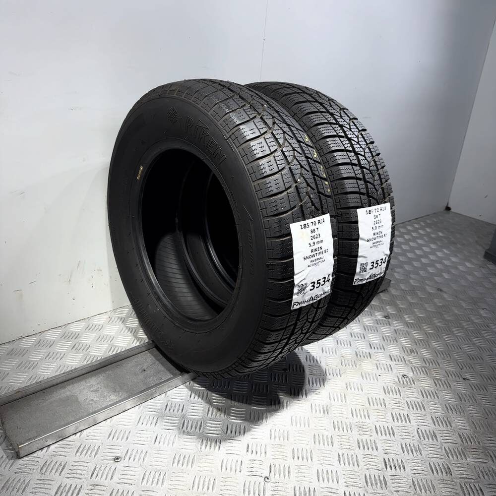 Gomme Usate 185 70 R14 88T Riken Snowtime B2 84% Invernali - immagine 4
