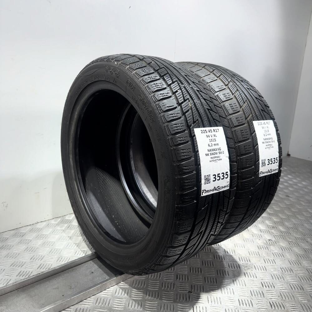 Gomme Usate 225 45 R17 94V XL Nankang NK Snow SV-2 89% Invernali - immagine 4