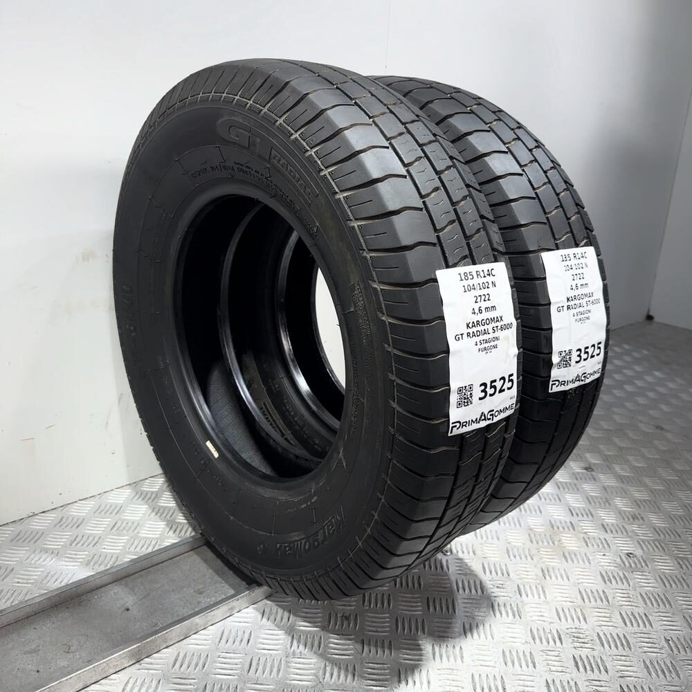 Gomme Usate 185 R14C 104/102N Gt Radial Kargomax ST-6000 4 Stagioni - immagine 4