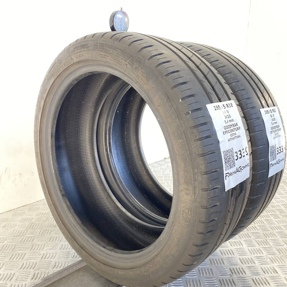 Gomme Usate 195 45 R16 84V Goodyear EfficientGrip 77% Estive - immagine 5
