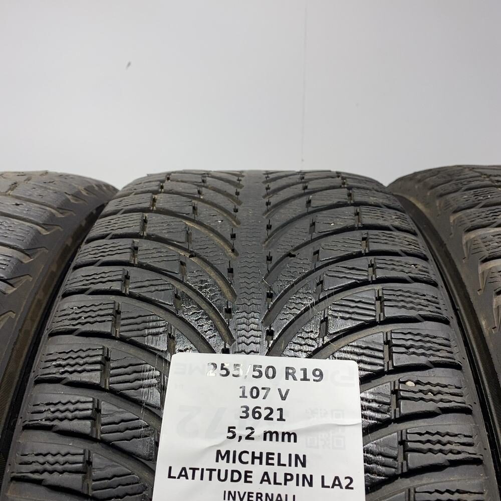 Gomme Usate 255 50 R19 107V XL Michelin Latitude Alpin LA2 RunFlat 74% Invernali - immagine 5