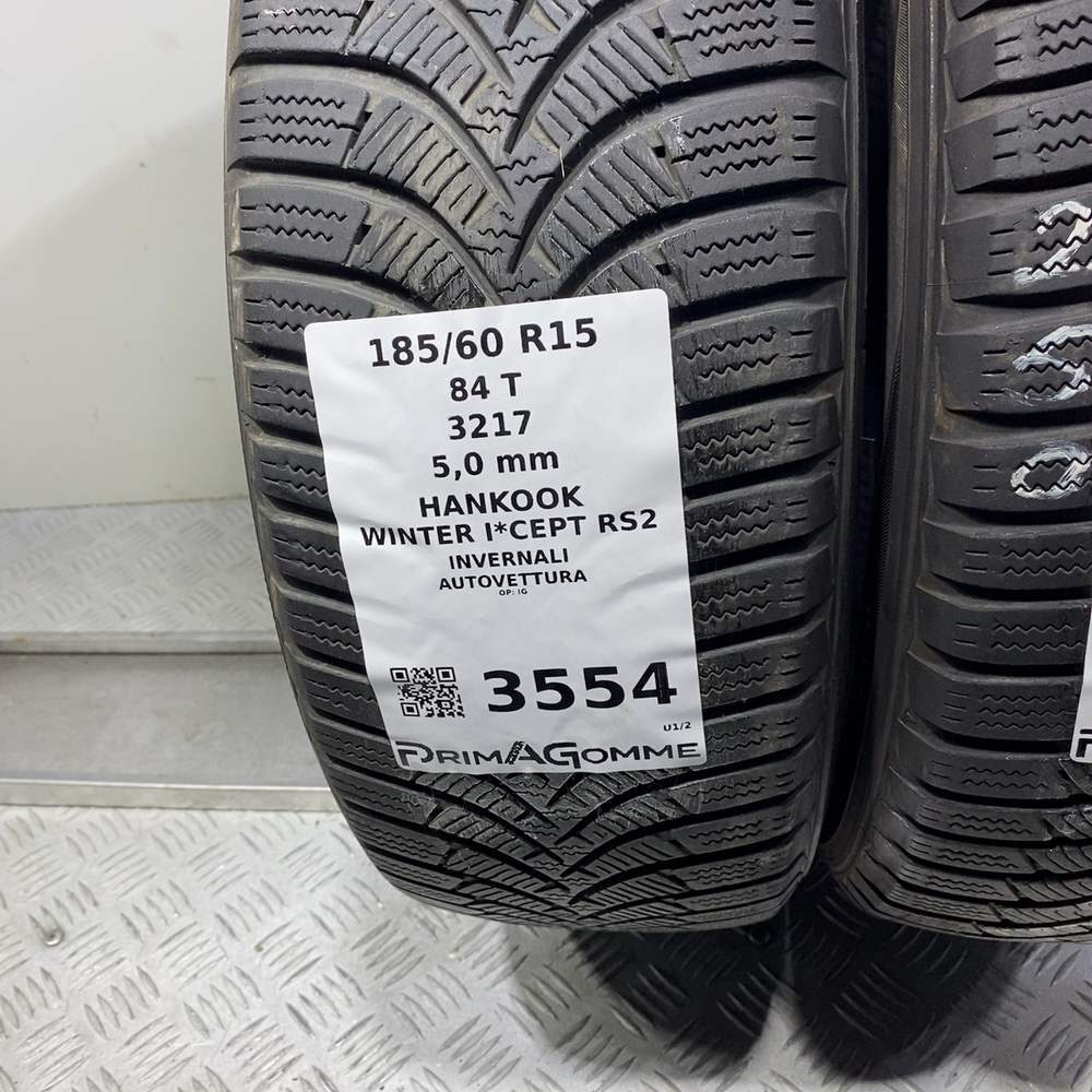 Gomme Usate 185 60 R15 84T Hankook Winter I*Cept RS2 71% Invernali - immagine 11