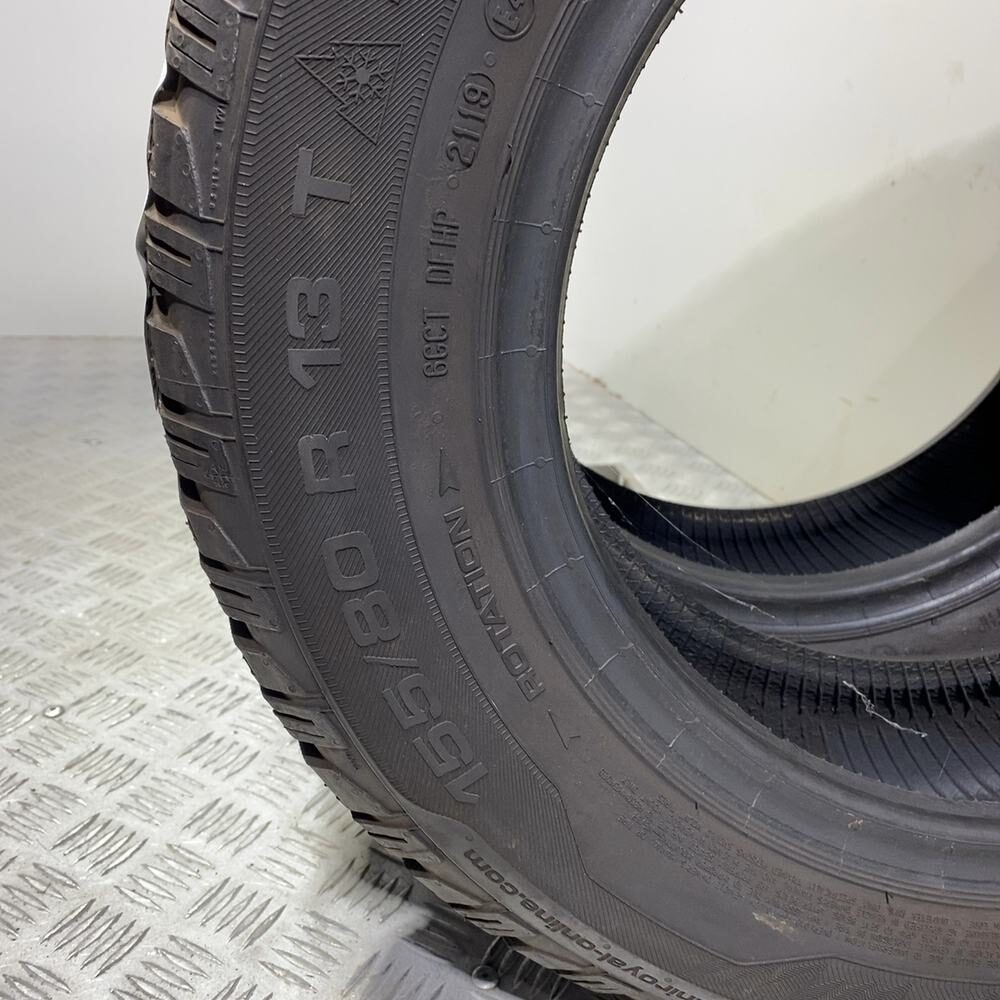 Gomme Usate 155 80 R13 79T Uniroyal MS Plus 77 86% Invernali - immagine 7