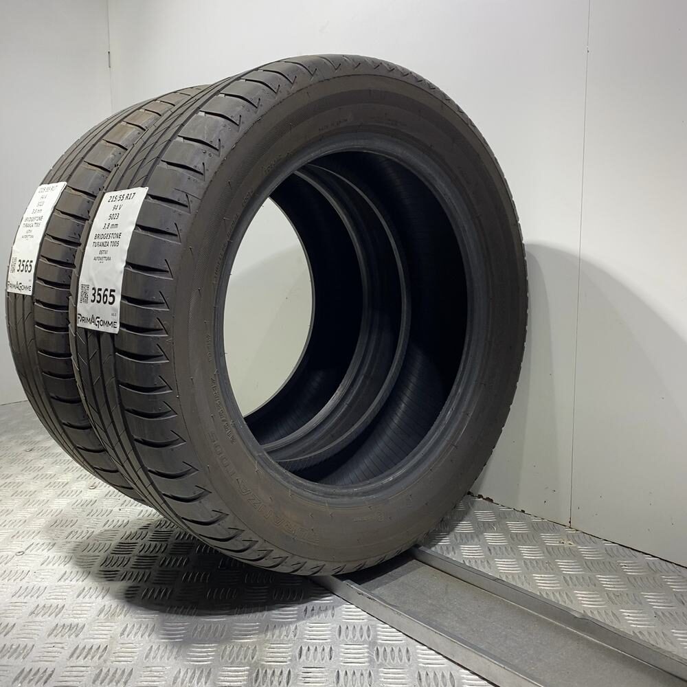 Gomme Usate 215 55 R17 94V Bridgestone Turanza T005 Estive - immagine 5