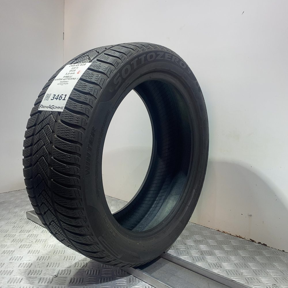 Gomme Usate 245 45 R18 100V Pirelli Winter Sottozero 3 RunFlat 71% Invernali - immagine 5