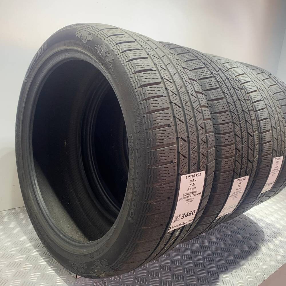 Gomme Usate 275 40 R22 108V XL Continental Crosscontact Winter 74% Invernali - immagine 5