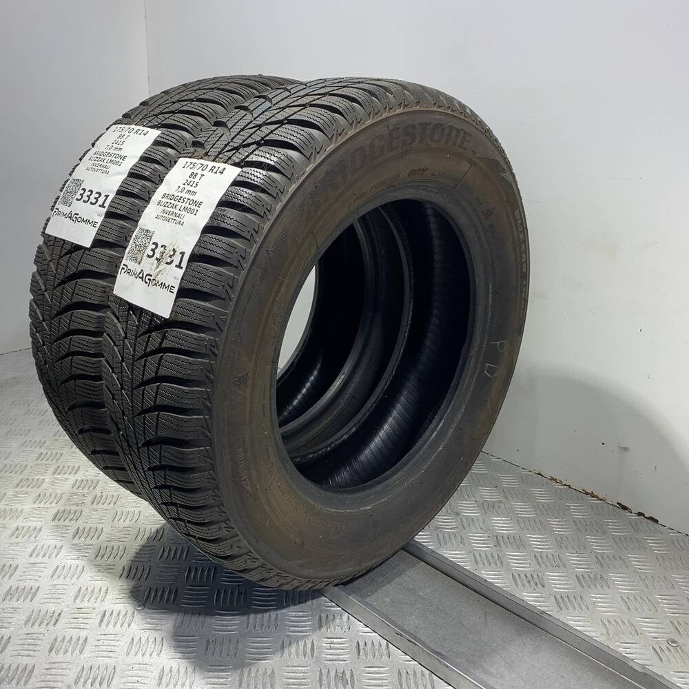 Gomme Usate 175 70 R14 88T XL Bridgestone Blizzak LM001 98% Invernali - immagine 5