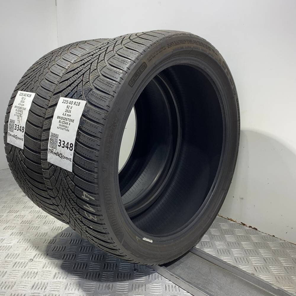 Gomme Usate 225 40 R18 92V Bridgestone Blizzak 6 Invernali - immagine 5