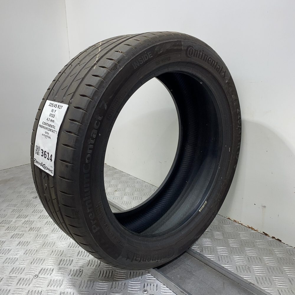 Gomma Usata 225 45 R17 91Y Continental Premiumcontact 7 Estivo - immagine 5