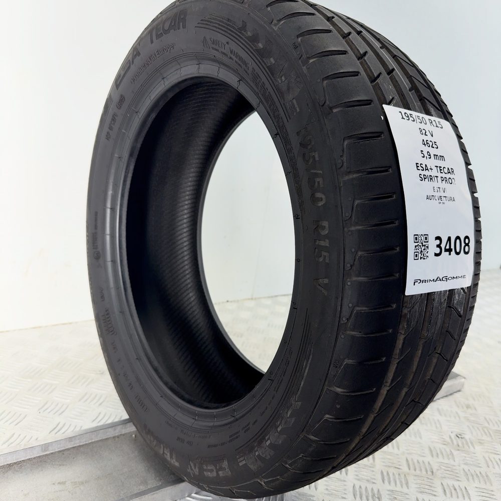 Gomma Usata 195 50 R15 82V ESTE ESATECAR SPIRIT PRO2 84% Estivo - immagine 5