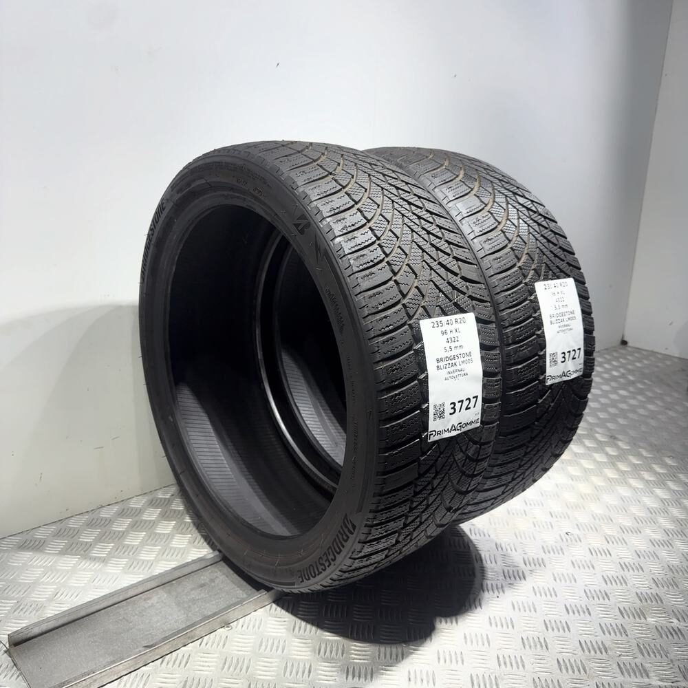 Gomme Usate 235 40 R20 96H XL Bridgestone Blizzak LM005 79% Invernali - immagine 5