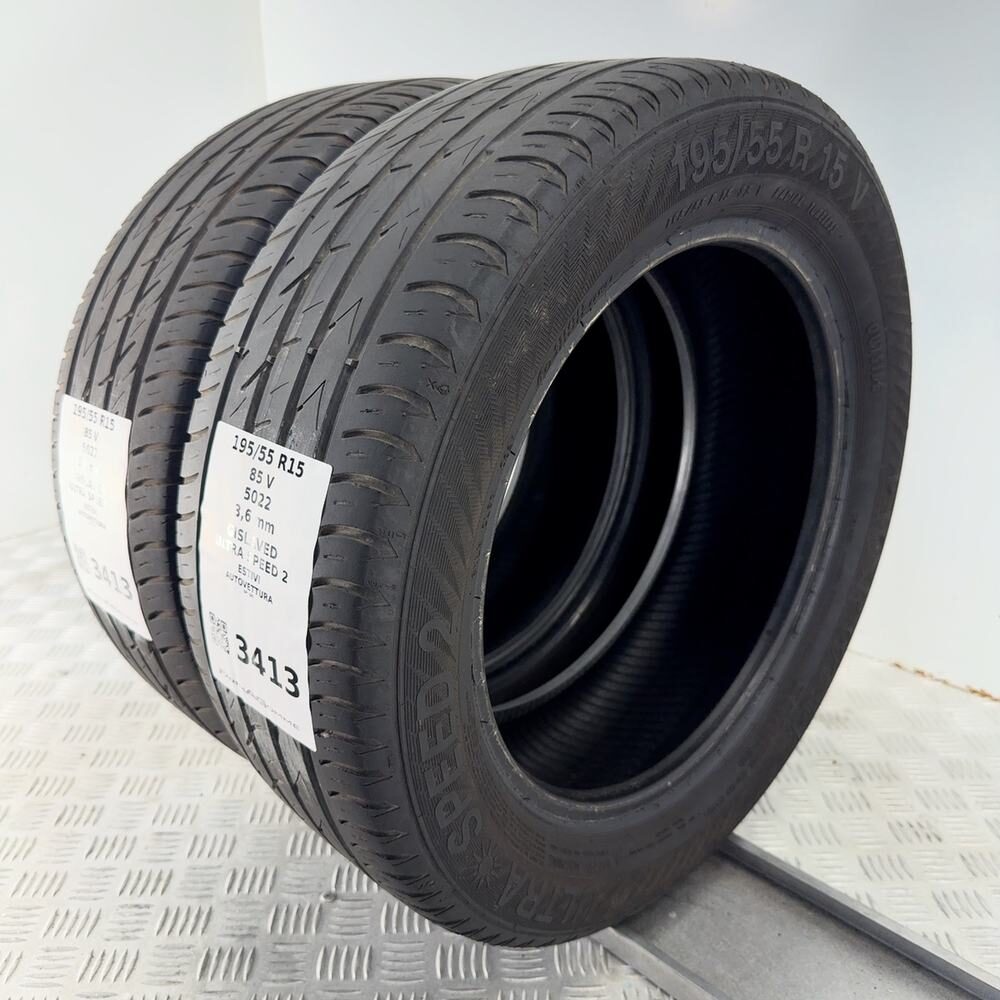 Gomme Usate 195 55 R15 85V GISLAVED ULTRA SPEED 2 Estive - immagine 5