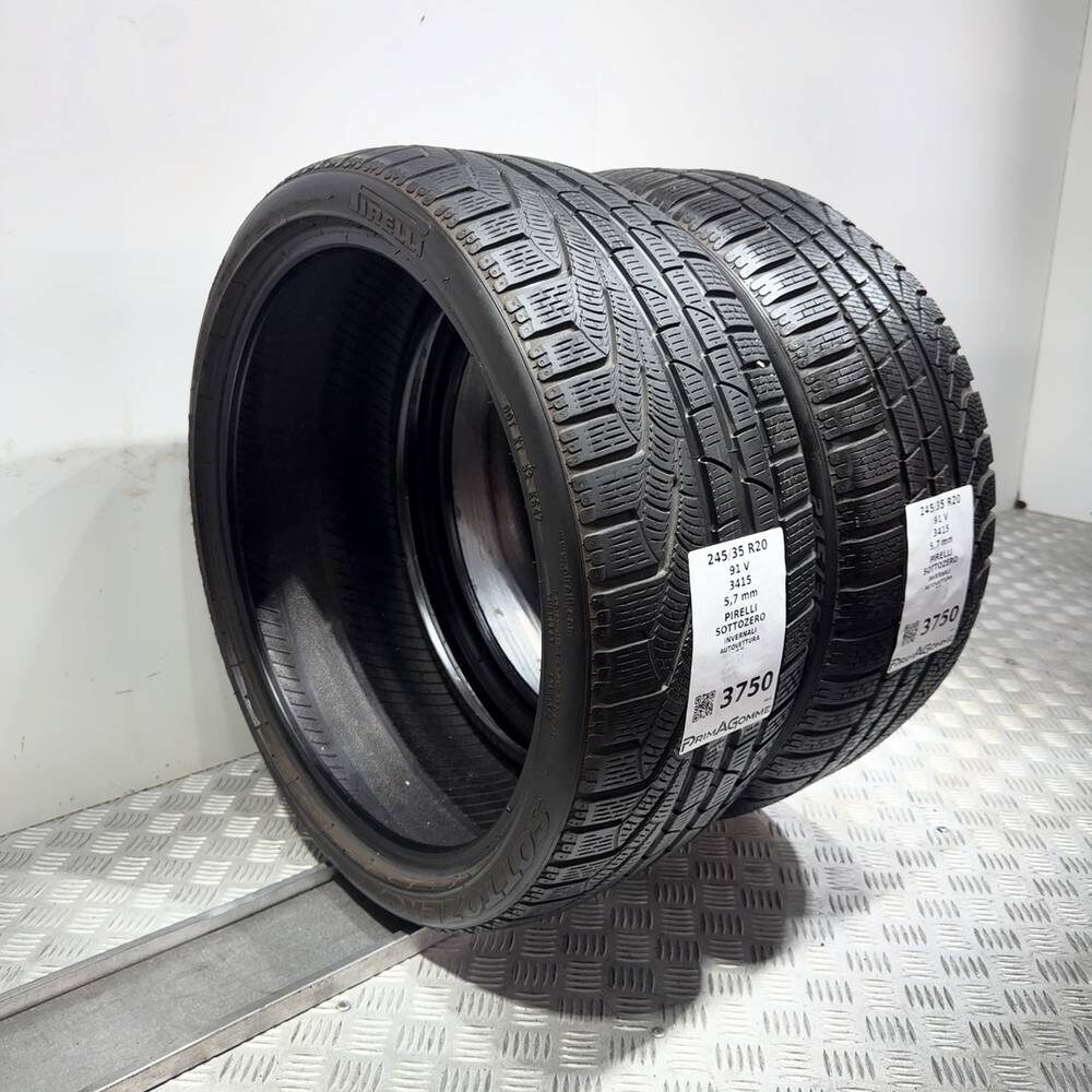 Gomme Usate 245 35 R20 91V Pirelli Sottozero 81% Invernali - immagine 5