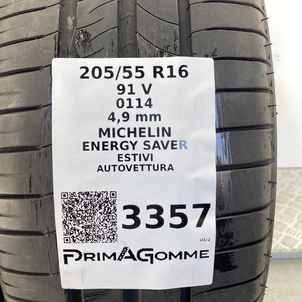 Gomme Usate 205 55 R16 91V Michelin Energy Saver Estive - immagine 3