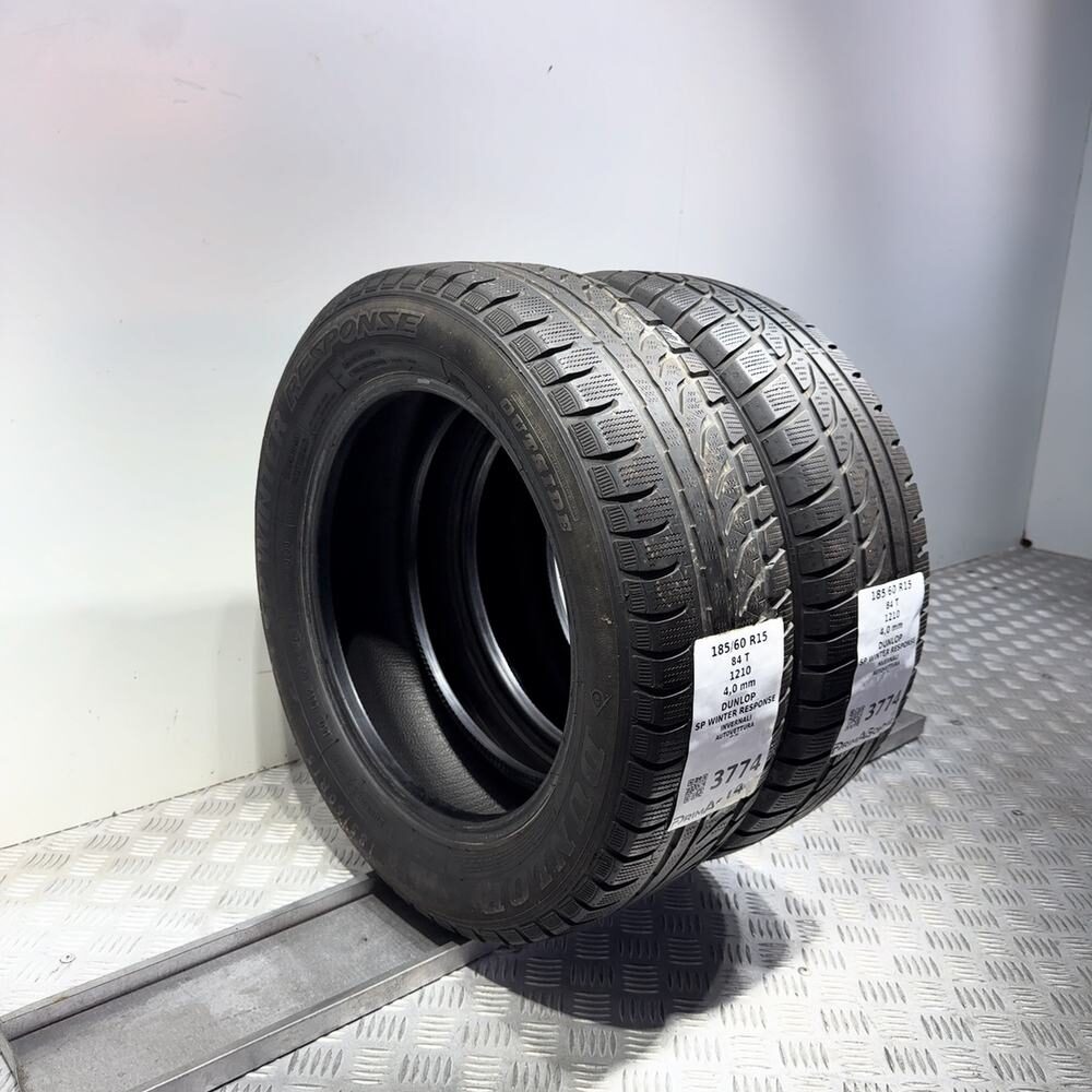Gomme Usate 185 60 R15 84T Dunlop SP Winter Response Invernali - immagine 5