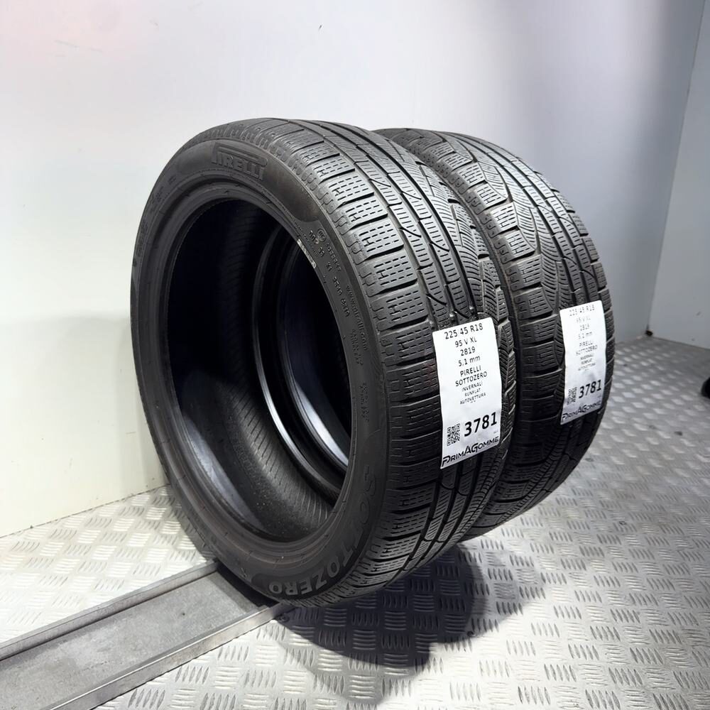 Gomme Usate 225 45 R18 95V XL Pirelli Sottozero RunFlat 73% Invernali - immagine 5