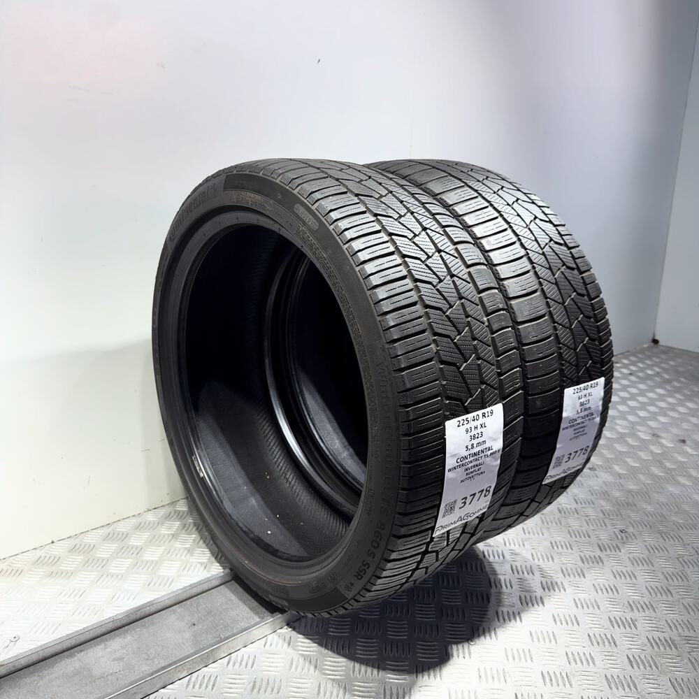 Gomme Usate 225 40 R19 93H XL 83% Continental Wintercontact TS 860 S RunFlat Inv - immagine 5