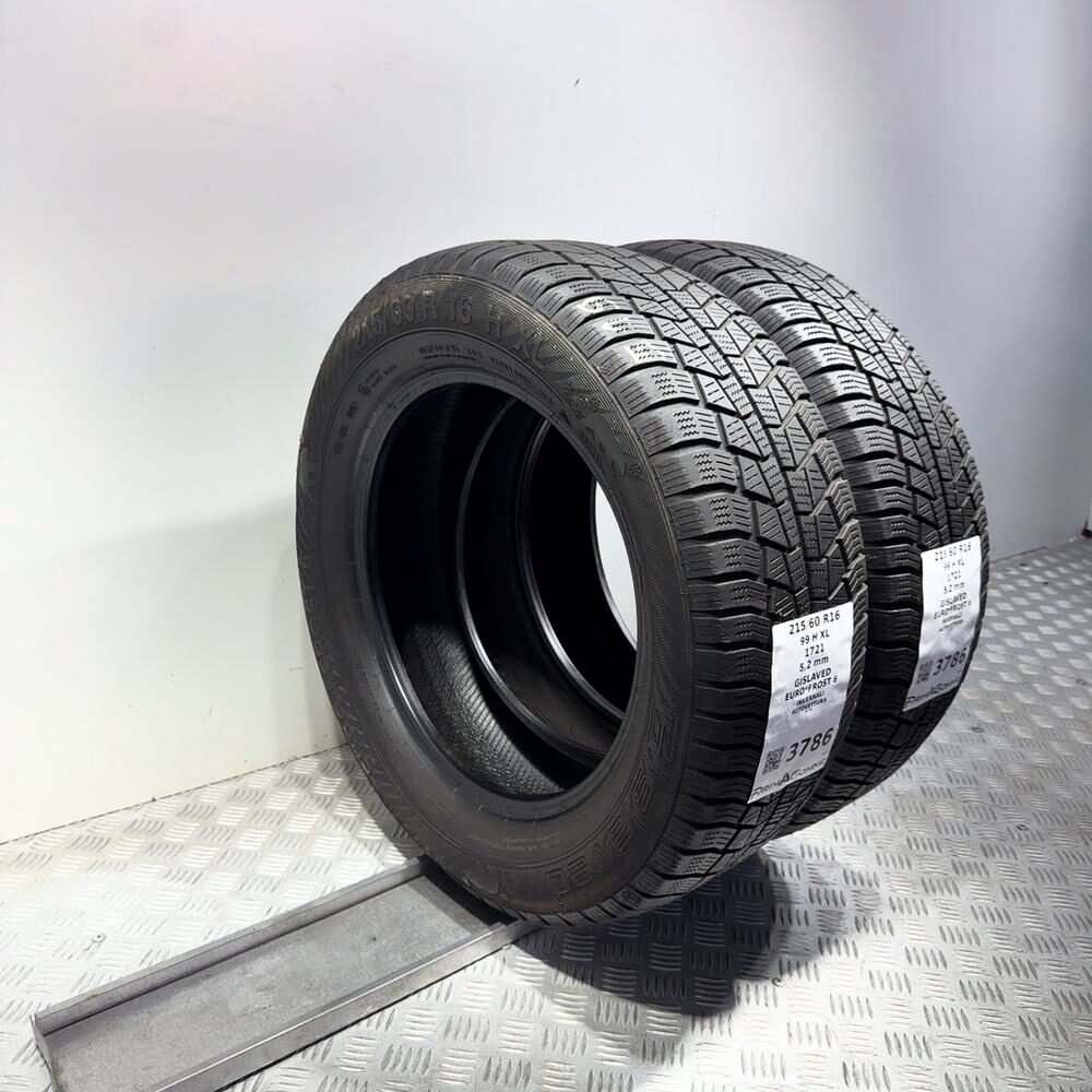 Gomme Usate 215 60 R16 99H XL Gislaved Euro*Frost 6 74% Invernali - immagine 5