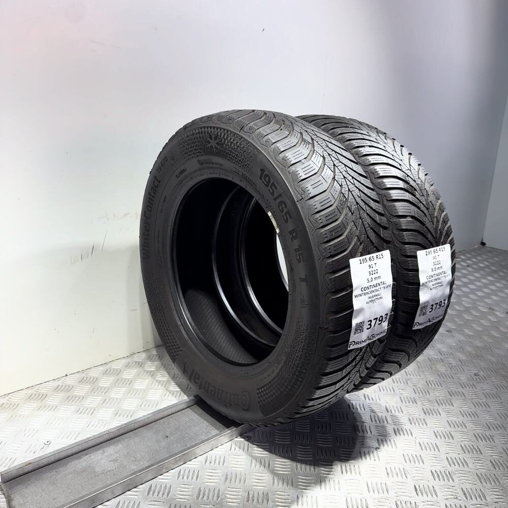 Gomme Usate 195 65 R15 91T Continental Wintercontact TS 870 71% Invernali - immagine 5