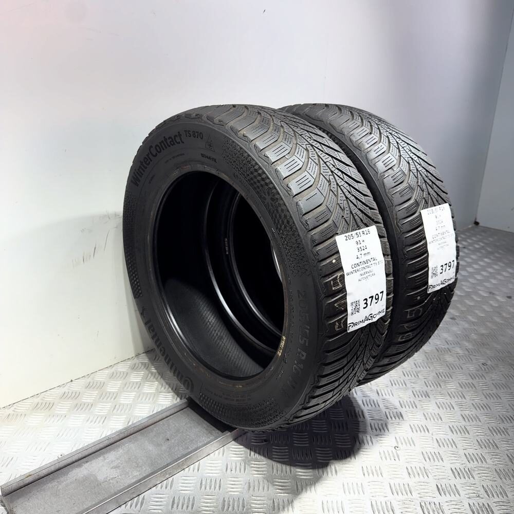Gomme Usate 205 55 R16 91H Continental Wintercontact TS 870 Invernali - immagine 5