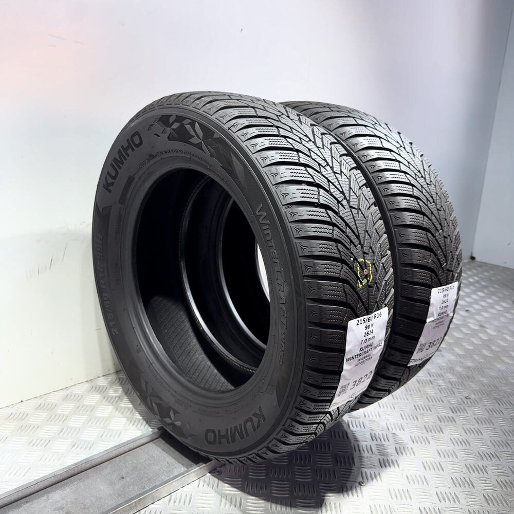 Gomme Usate 215 60 R16 99H Kumho Wintercraft WP52 98% Invernali - immagine 5