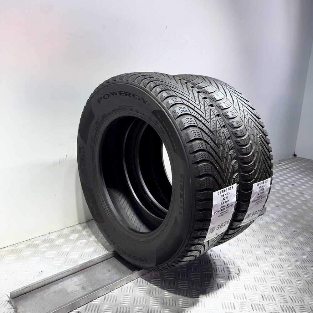 Gomme Usate 195 65 R15 95H XL Pirelli Powergy Winter Invernali - immagine 5