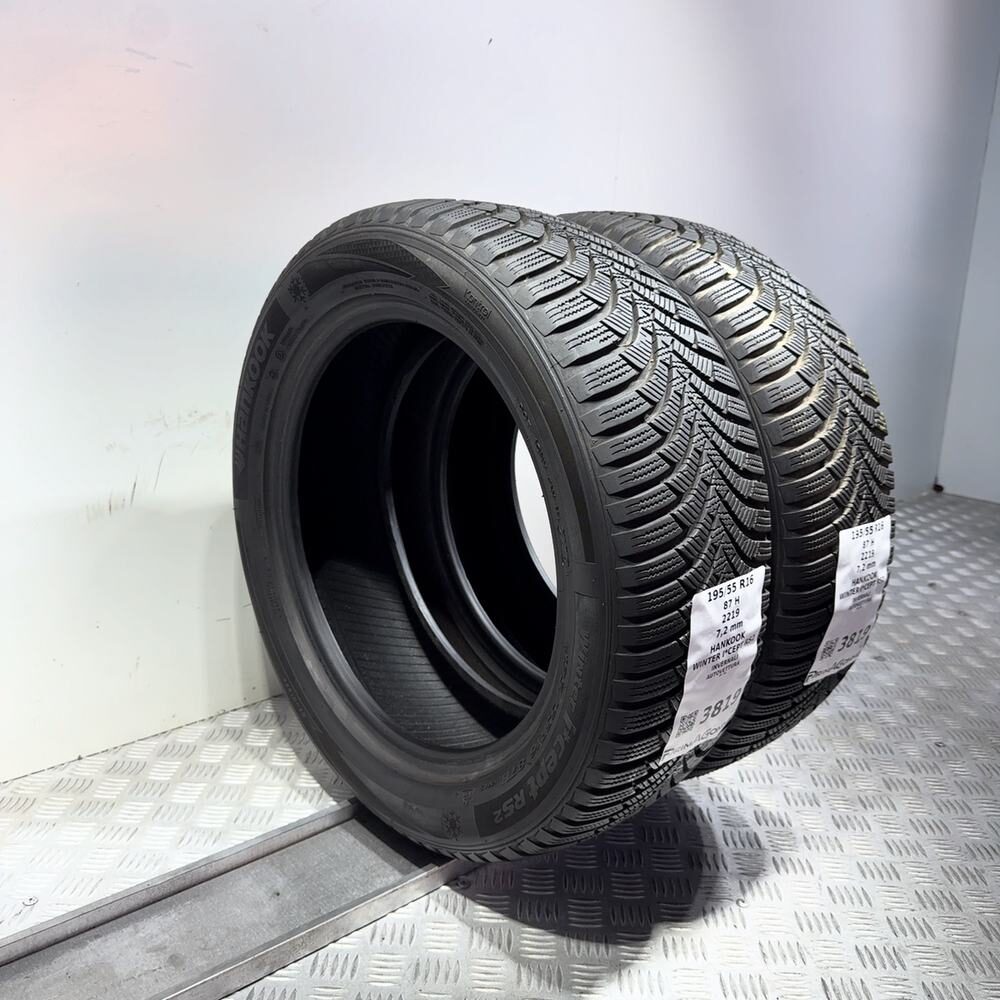 Gomme Usate 195 55 R16 87H Hankook Winter I*Cept RS2 98% Invernali - immagine 5