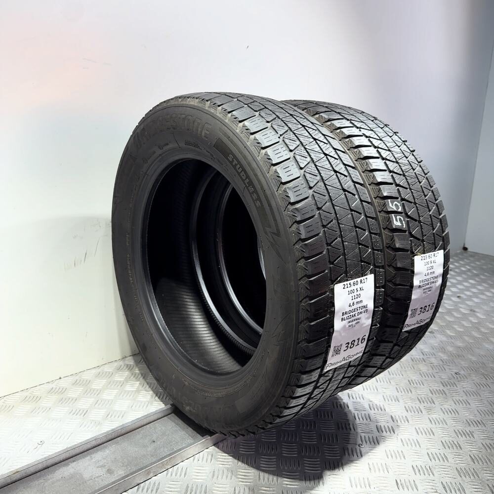 Gomme Usate 215 60 R17 XL 100S Bridgestone Blizzak DM-V3 Invernali - immagine 5