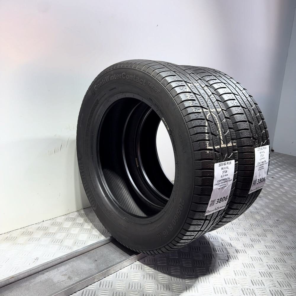 Gomme Usate 205 60 R16 96H XL Continental Contiwintercontact TS830P Invernali - immagine 5