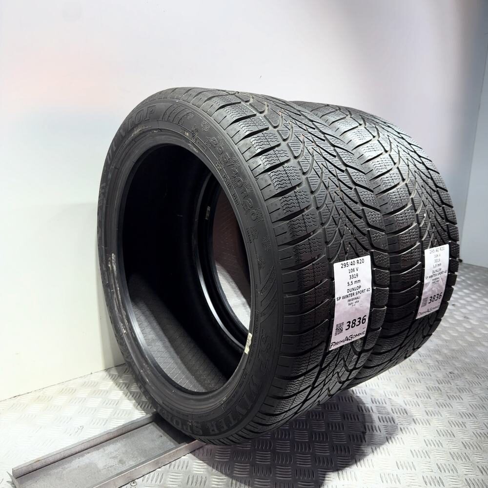 Gomme Usate 295 40 R20 106V Dunlop SP Winter Sport 4D 79% Invernali - immagine 5