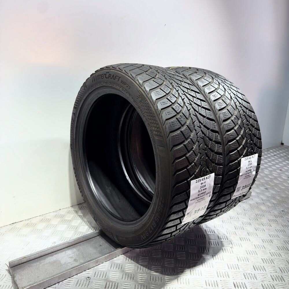 Gomme Usate 225 45 R17 94V Kumho Wintercraft WP71 76% Invernali - immagine 5