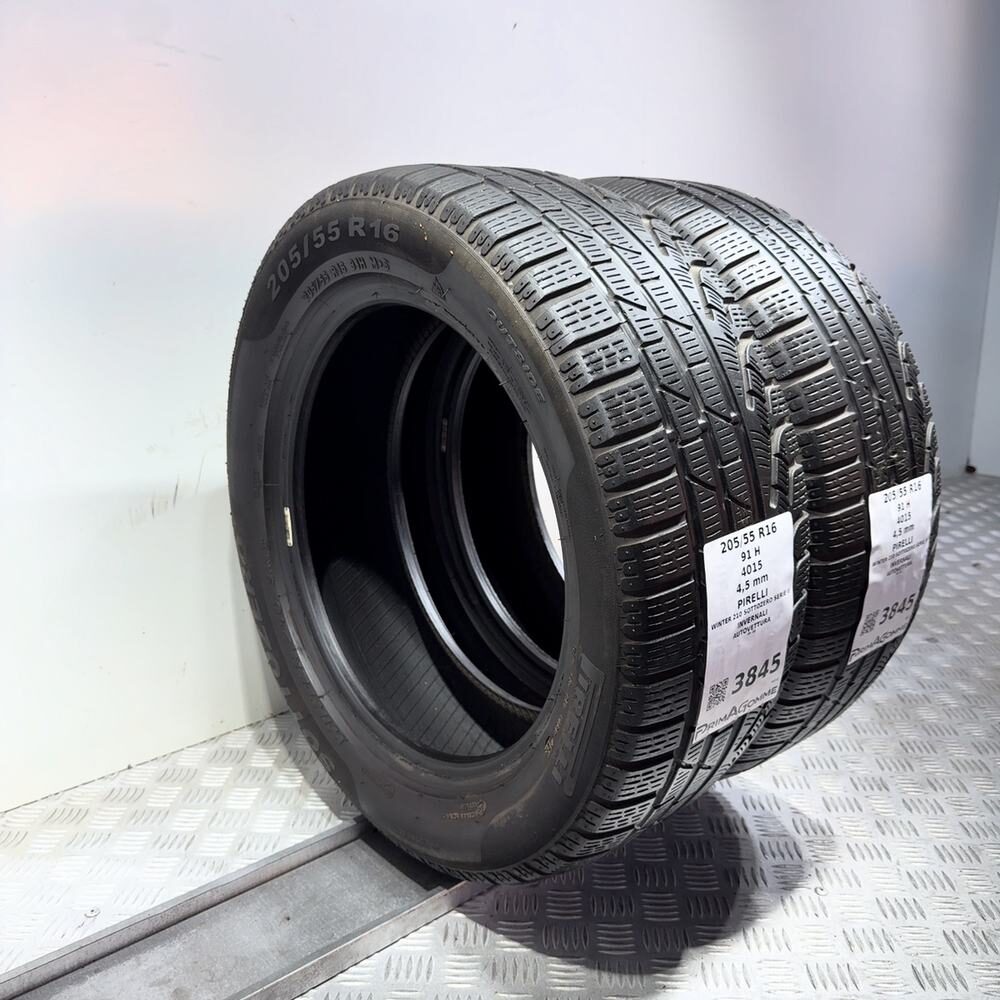 Gomme Usate 205 55 R16 91H Pirelli Winter 210 Sottozero Serie II Invernali - immagine 5