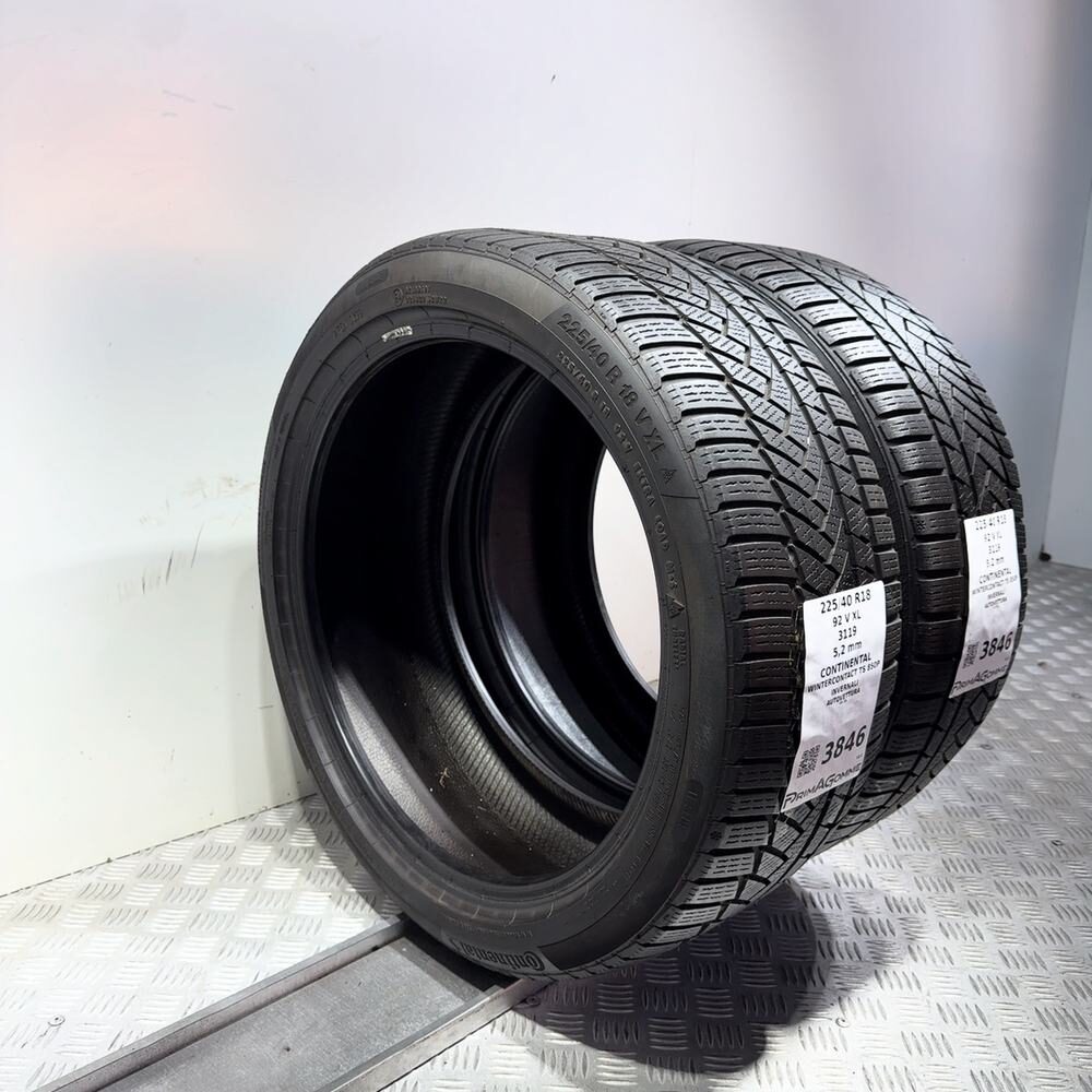 Gomme Usate 225 40 R18 92V XL Continental Wintercontact TS 850P 74% Invernali - immagine 5