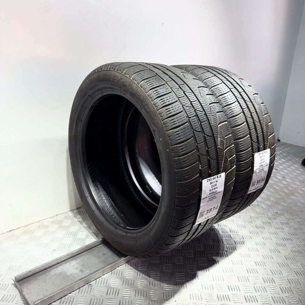 Gomme Usate 255 40 R18 XL 99V Pirelli Winter 240 Sottozero Serie II Invernali - immagine 5