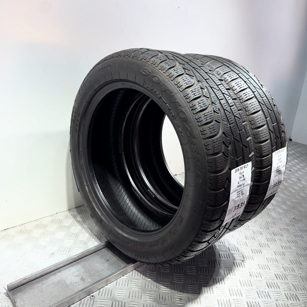Gomme Usate 205 55 R17 91H Pirelli Sottozero Winter 210 Serie RunFlat Invernali - immagine 5