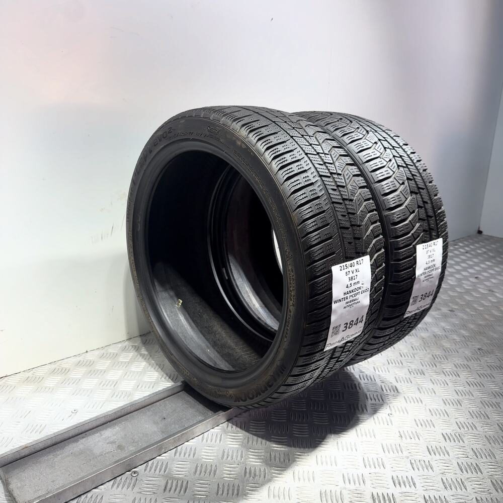 Gomme Usate 215 40 R17 87V XL Hankook Winter I*Cept Evo2 Invernali - immagine 5