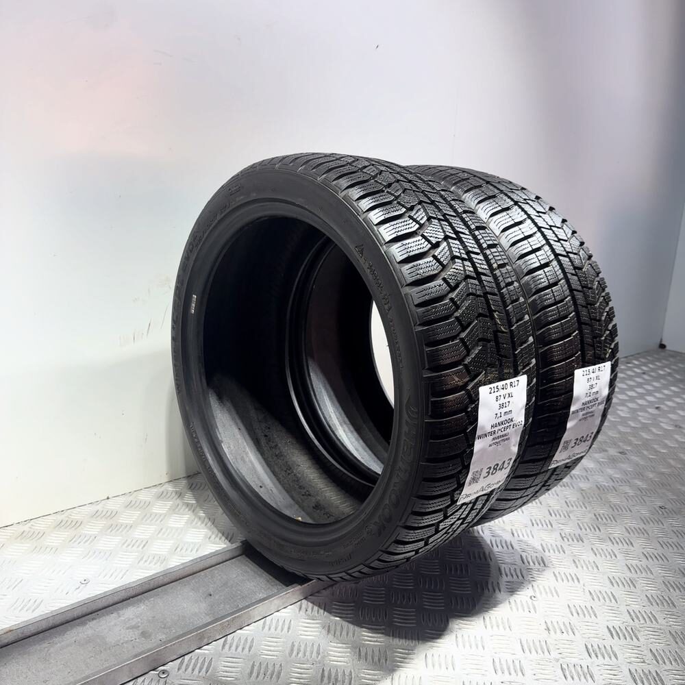 Gomme Usate 215 40 R17 87V XL Hankook Winter I*Cept Evo2 98% Invernali - immagine 5