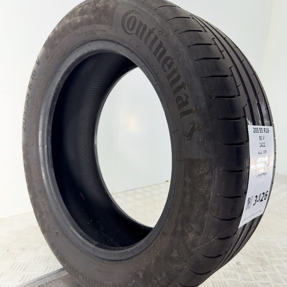 Gomma Usata 205 55 R16 91V CONTINENTAL PREMIUMCONTACT 6 Estivo - immagine 5
