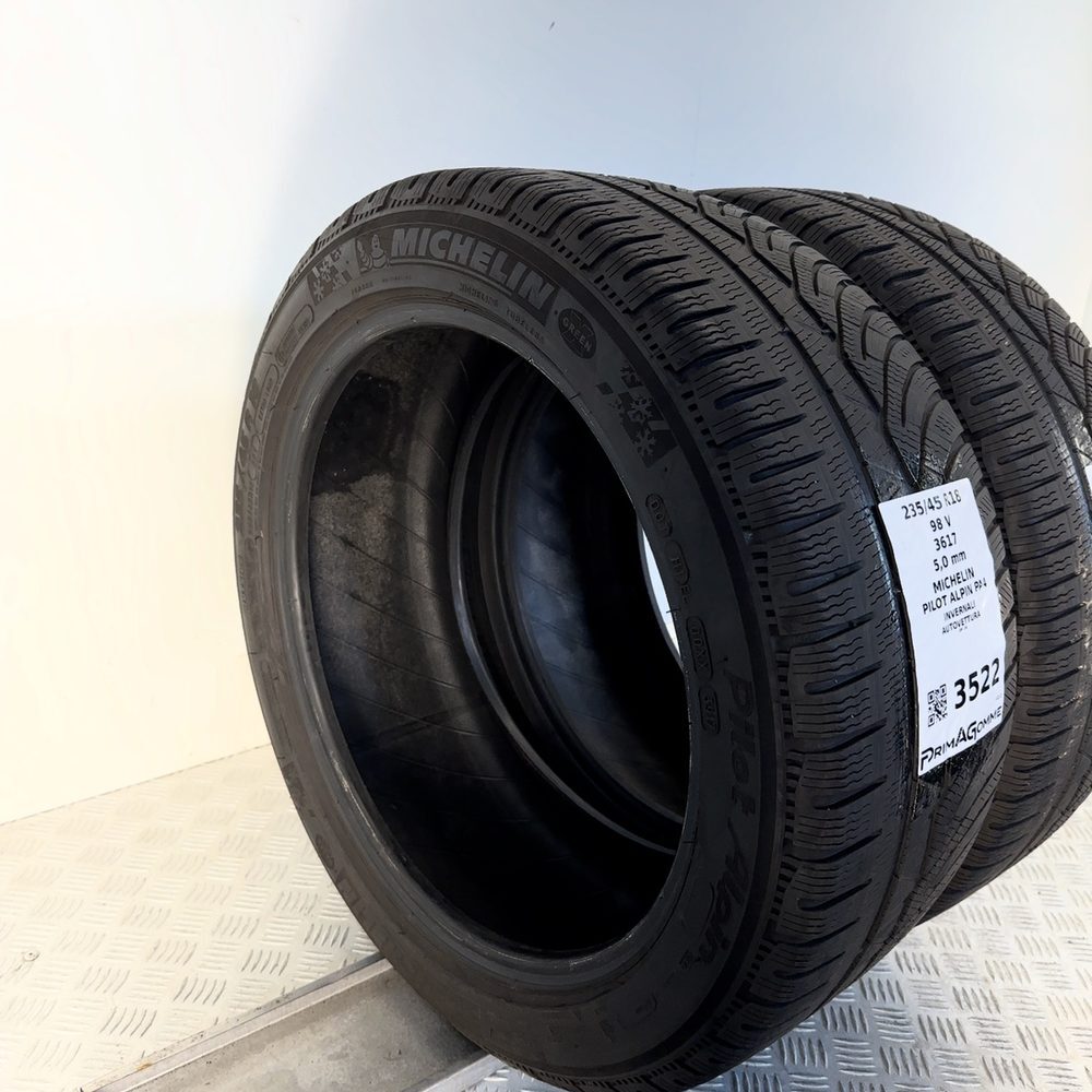 Gomme Usate 235 45 R18 XL 98V Michelin Pilot Alpin PA4 71% Invernali - immagine 4