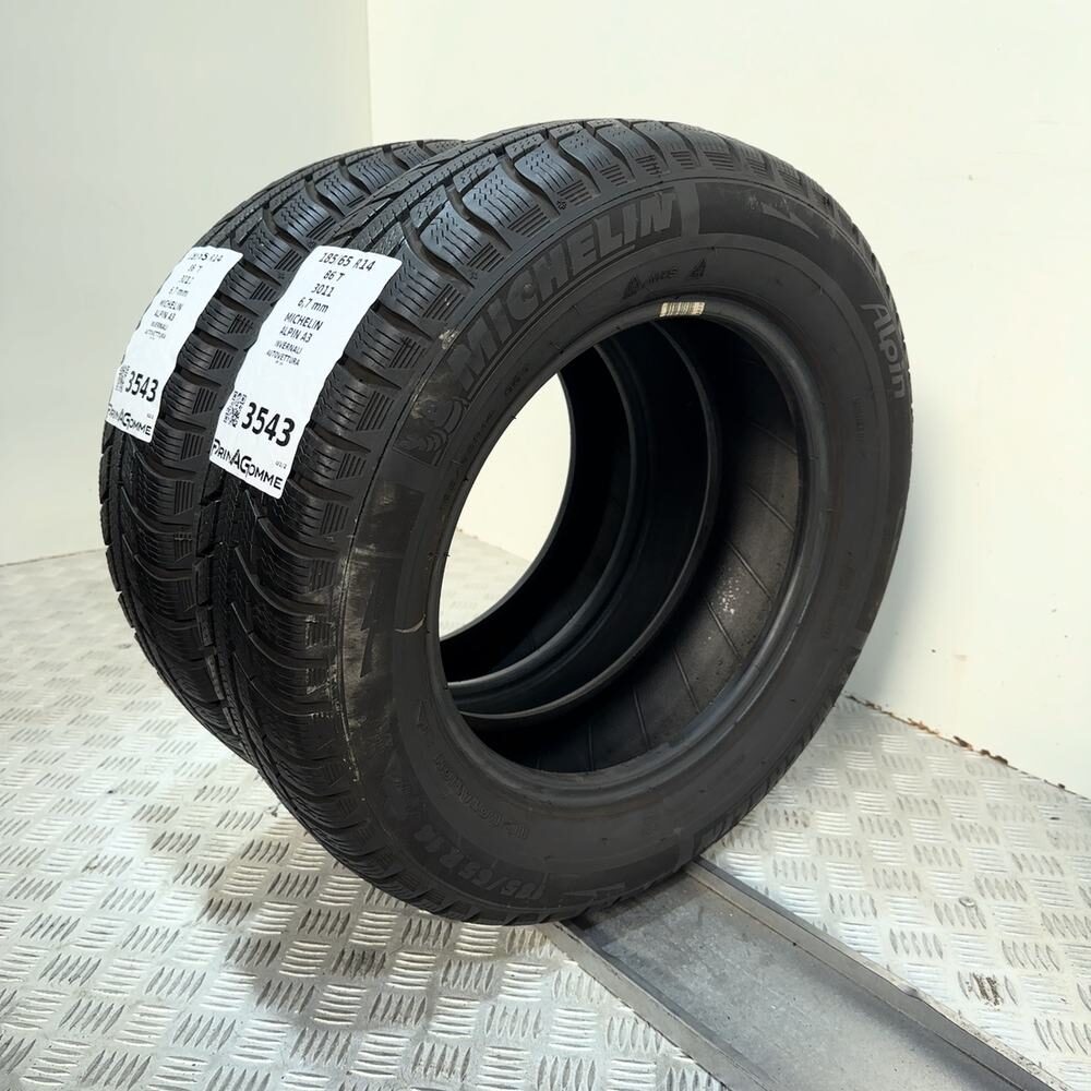 Gomme Usate 185 65 R14 86T Michelin Alpin A3 96% Invernali - immagine 5