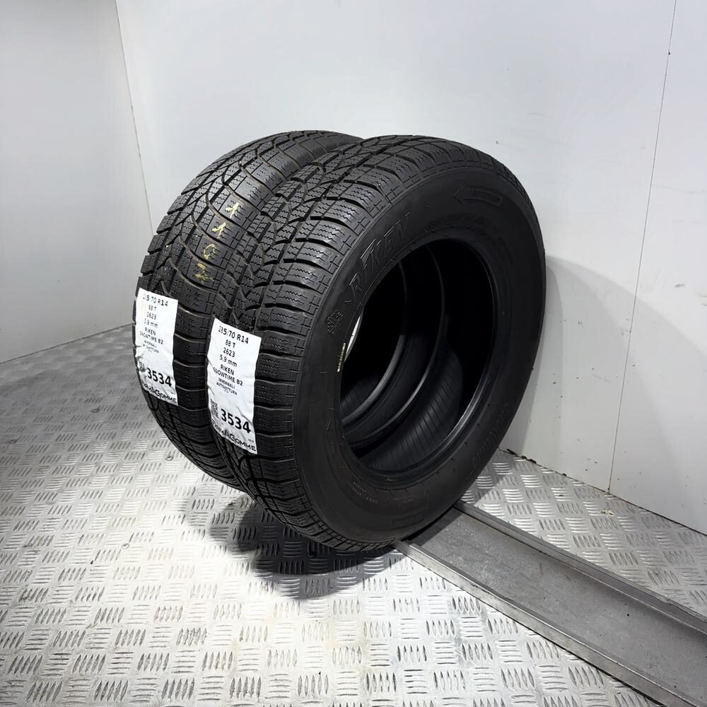 Gomme Usate 185 70 R14 88T Riken Snowtime B2 84% Invernali - immagine 5