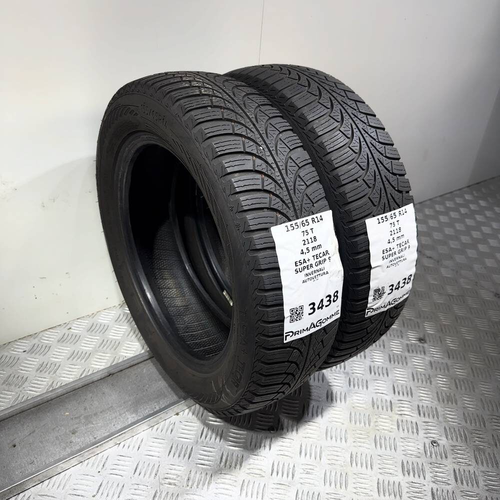 Gomme Usate 155 65 R14 75T Esa+ Tecar Super Grip 9 Invernali - immagine 6
