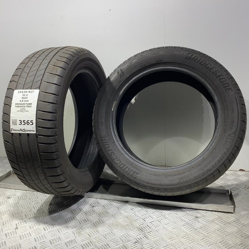 Gomme Usate 215 55 R17 94V Bridgestone Turanza T005 Estive - immagine 6