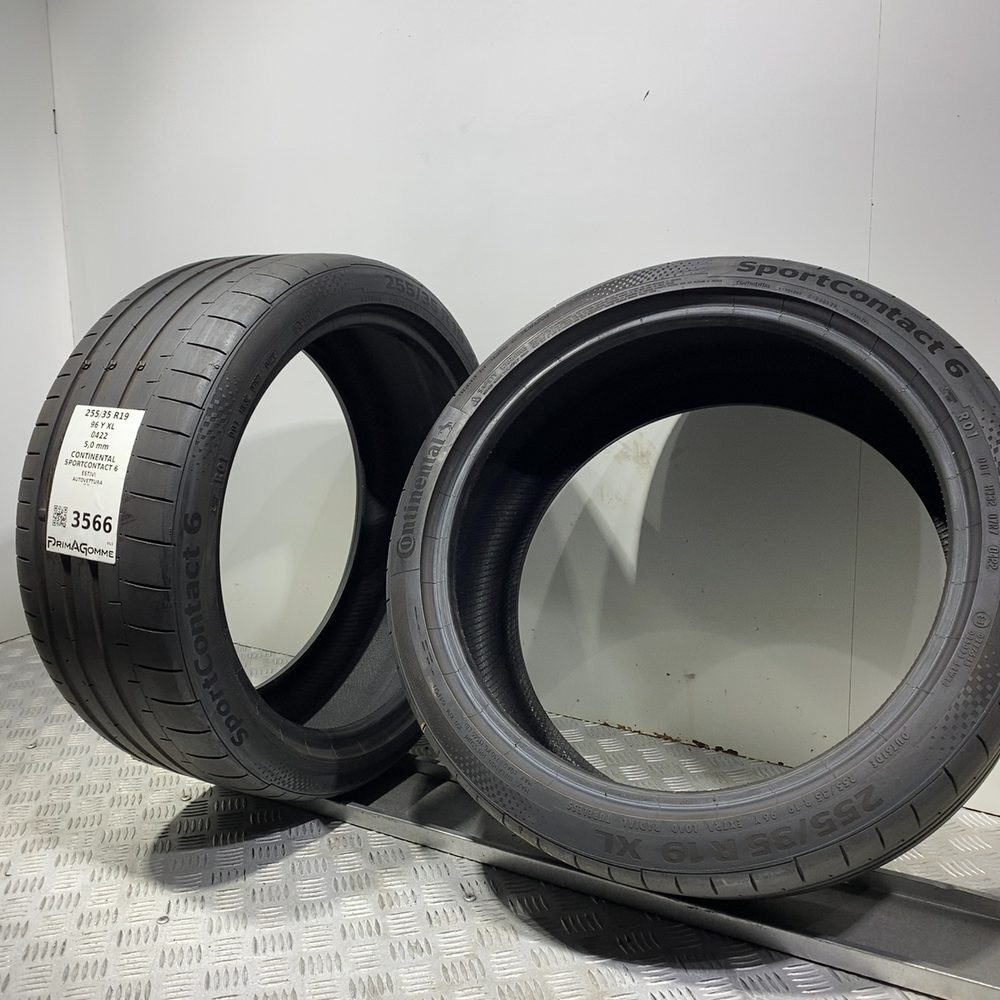 Gomme Usate 255 35 R19 96Y XL Continental Sportcontact 6 71% Estive - immagine 6