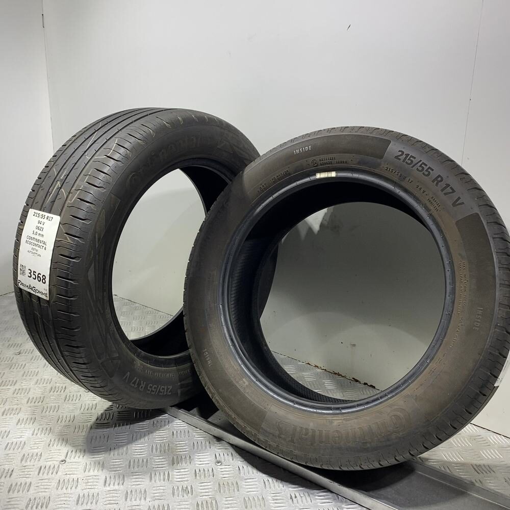 Gomme Usate 215 55 R17 94V Continental Ecocontact 6 71% Estive - immagine 6