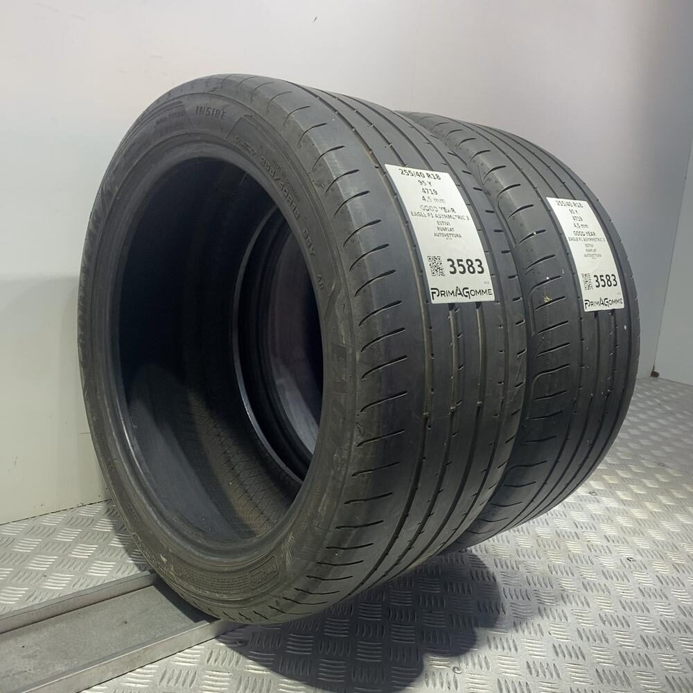 Gomme Usate 255 40 R18 95Y Good Year Eagle F1 Asymmetric 3 RunFlat Estive - immagine 6