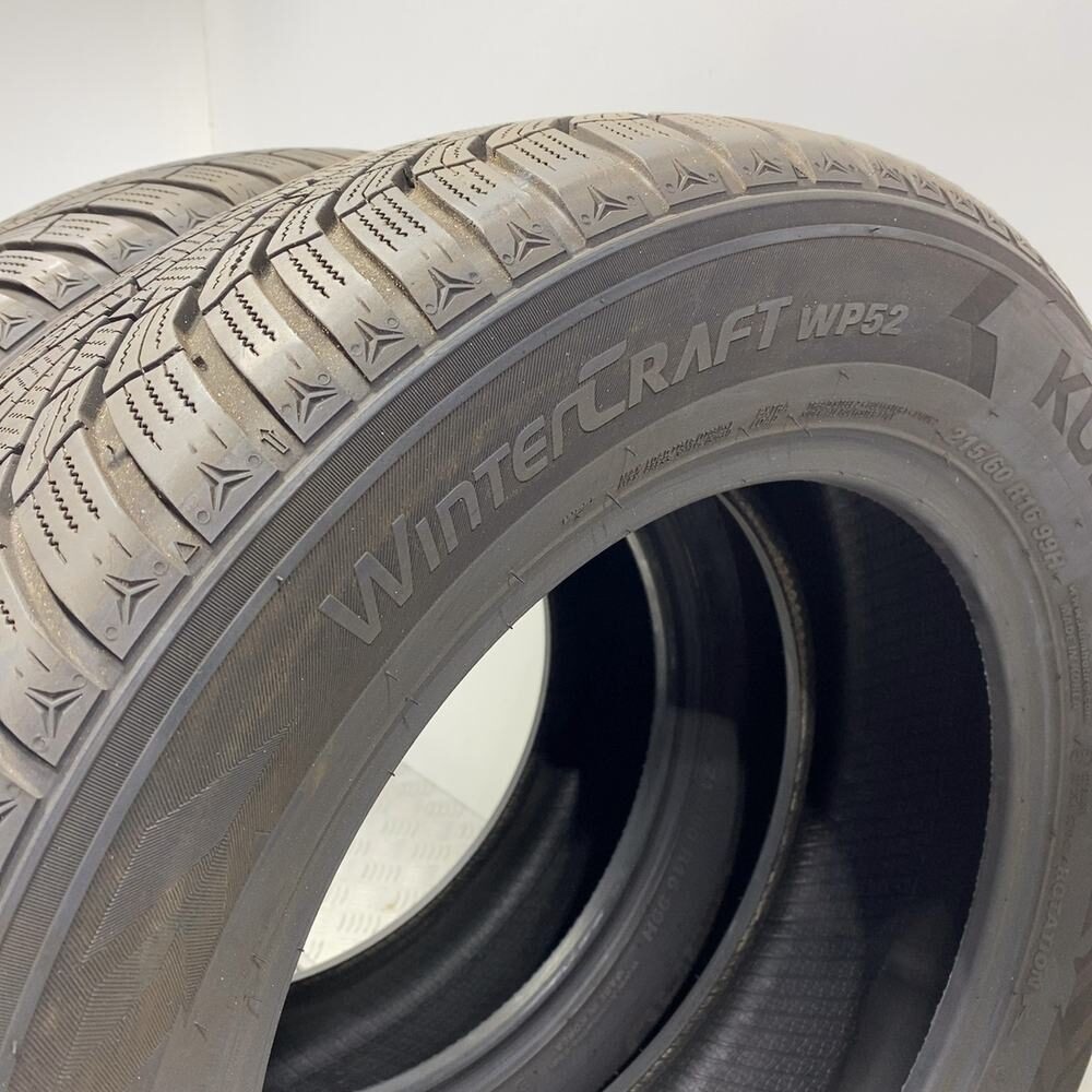 Gomme Usate 215 60 R16 99H Kumho Wintercraft WP52 94% Invernali - immagine 6