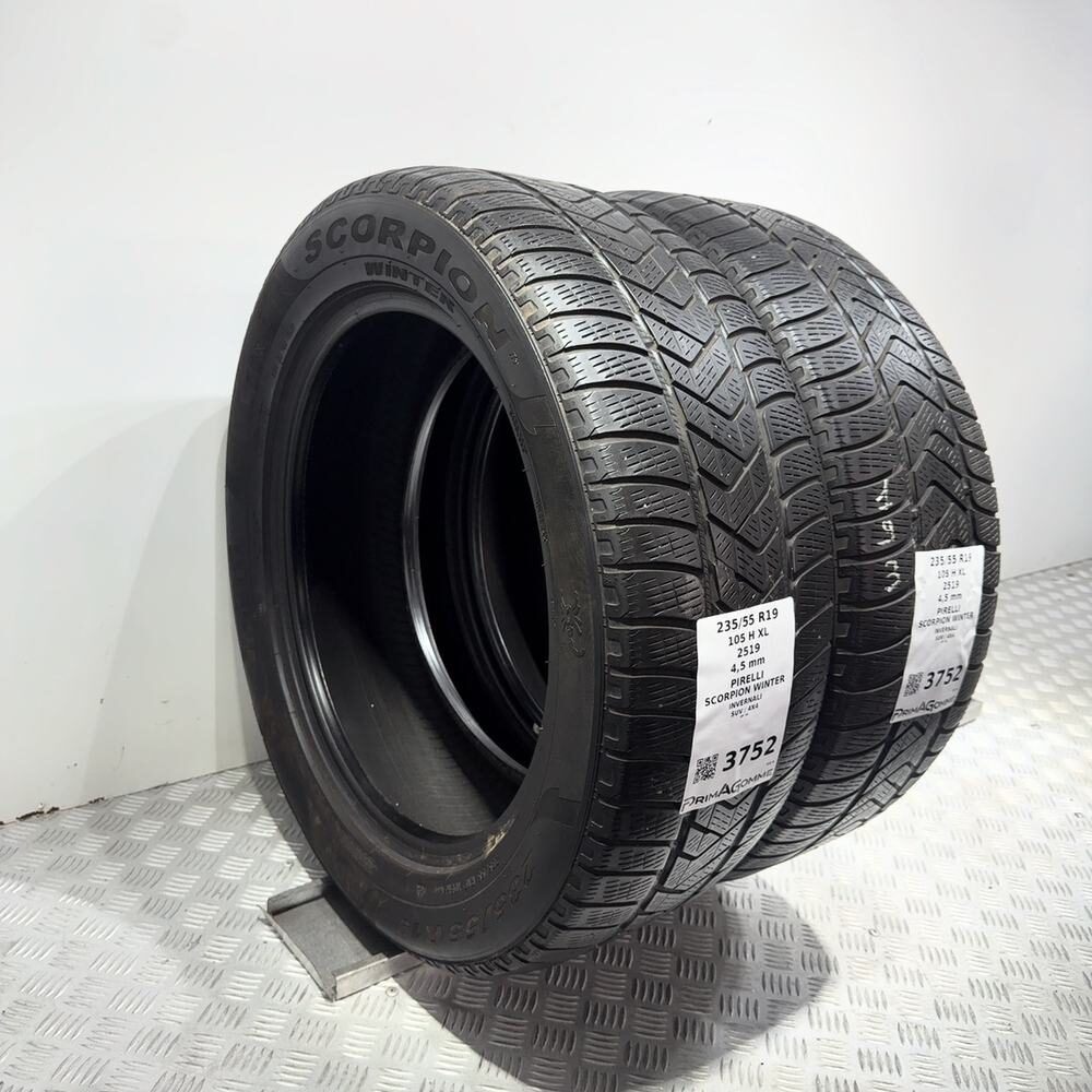 Gomme Usate 235 55 R19 105H XL Pirelli Scorpion Winter Invernali - immagine 6